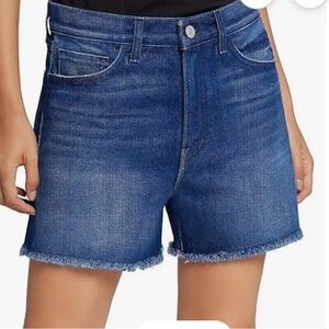 Current/Elliott Denim Boyfriend Roll medium wash Denim Shorts Size 27